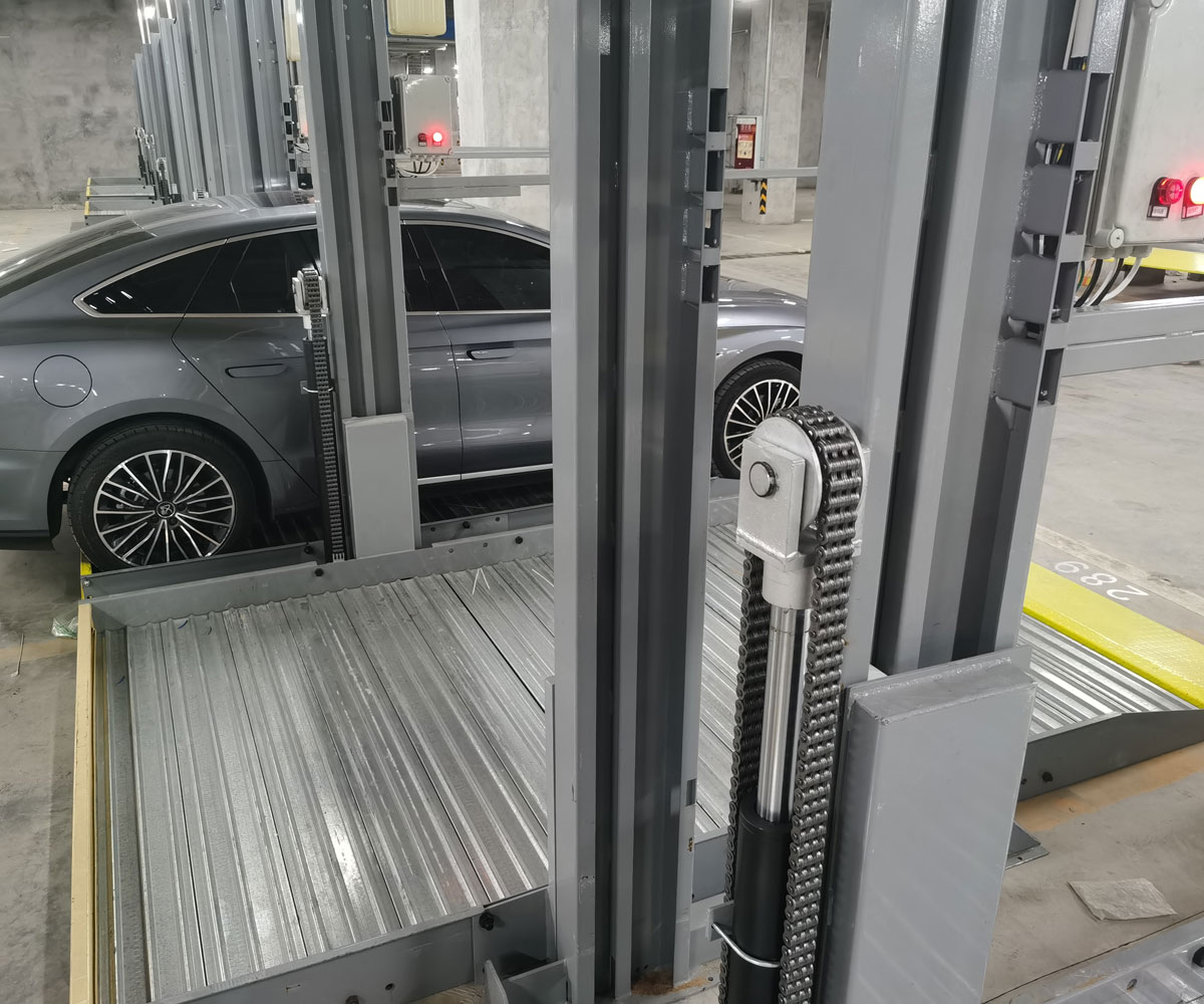 玉屏2层简易升降类机械式停车位改造