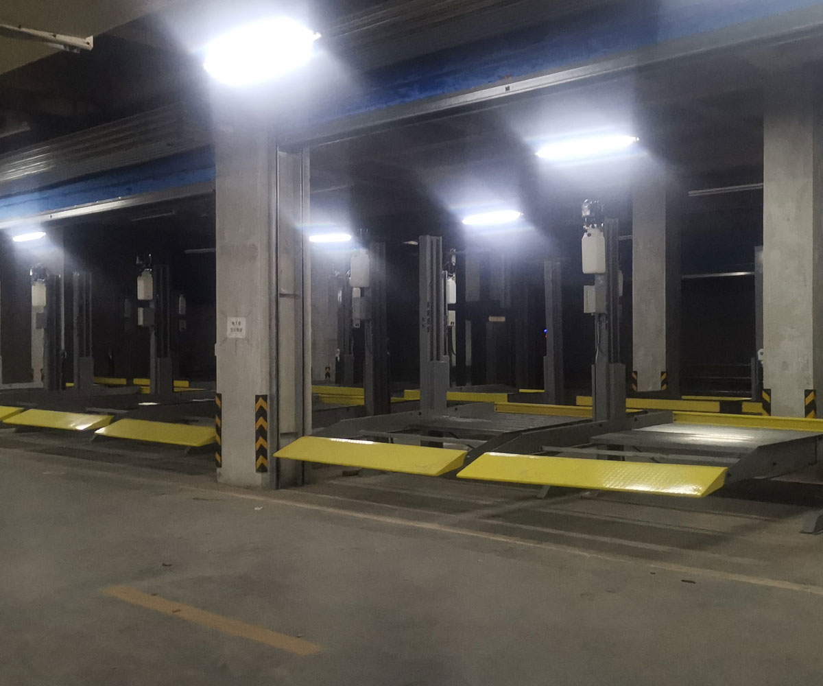 甘州双柱升降式机械停车库过规划