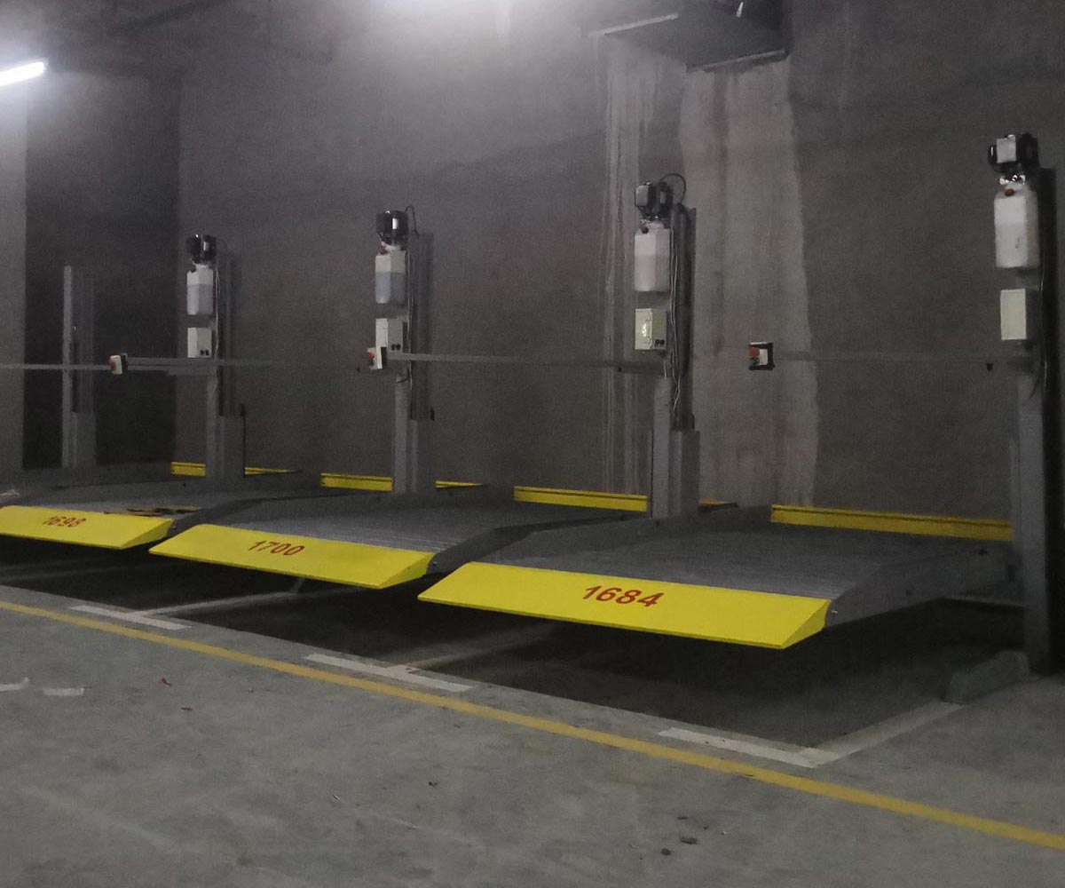 机械立体停车设备释放更多城市空间