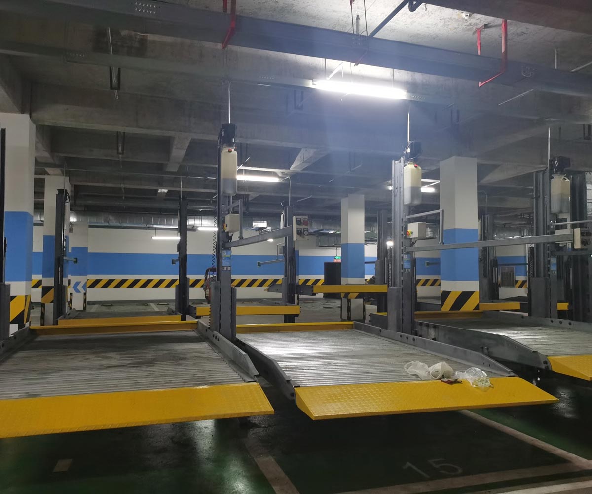 永顺小区两柱简易类立体停车场设备